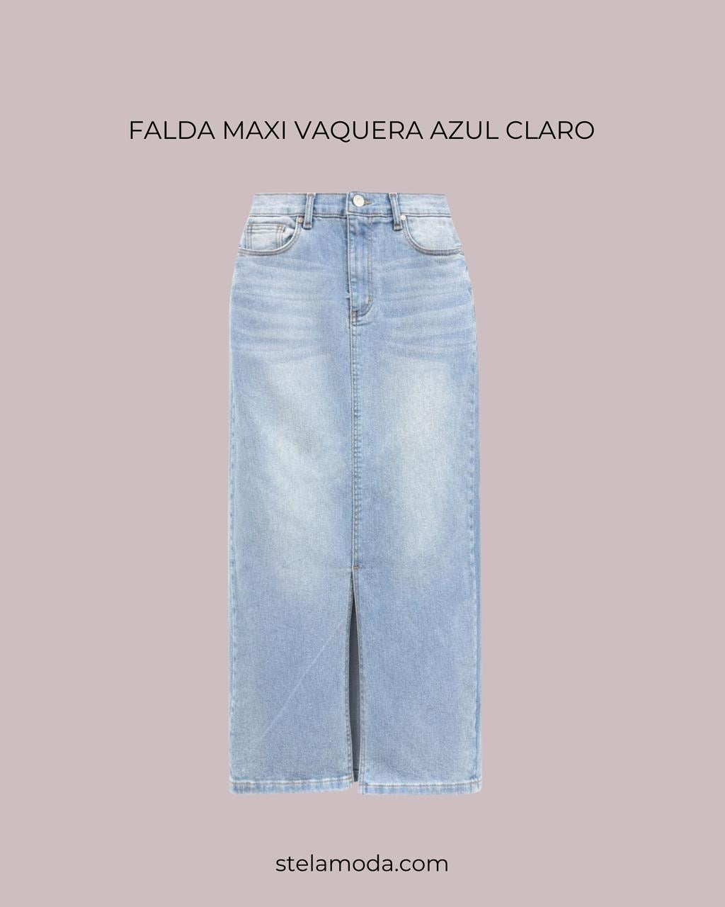 VAQUERA MAXI AZUL CLARO