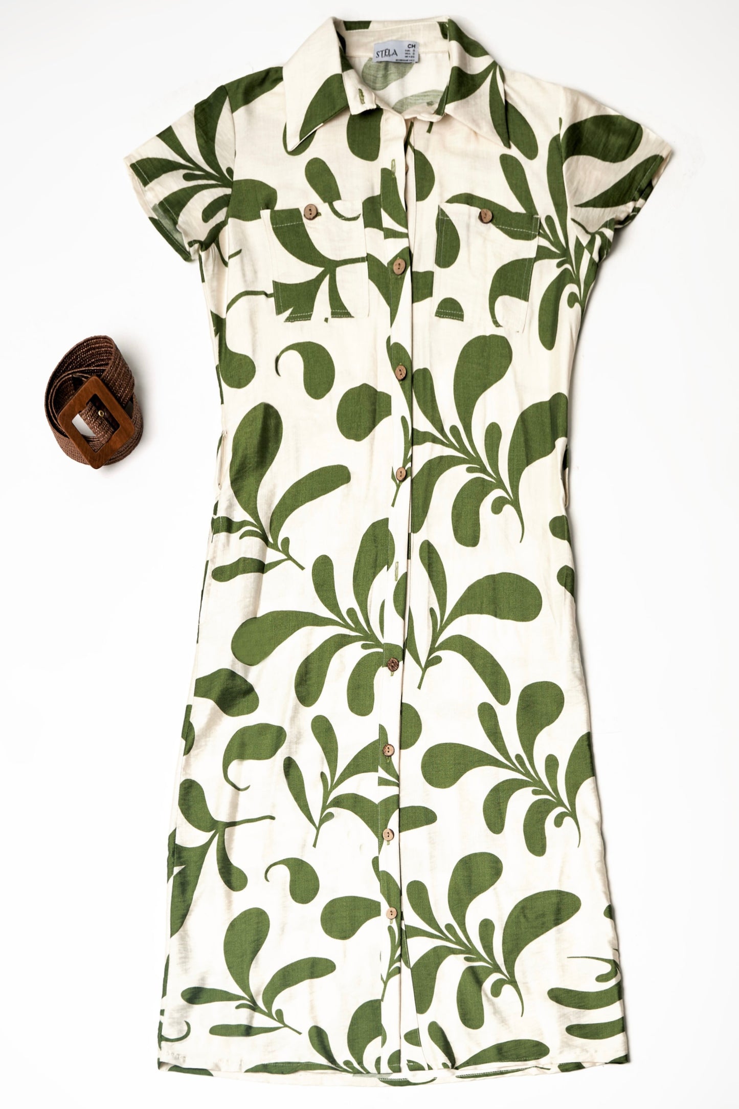 VESTIDO ESTAMPADO VERDE