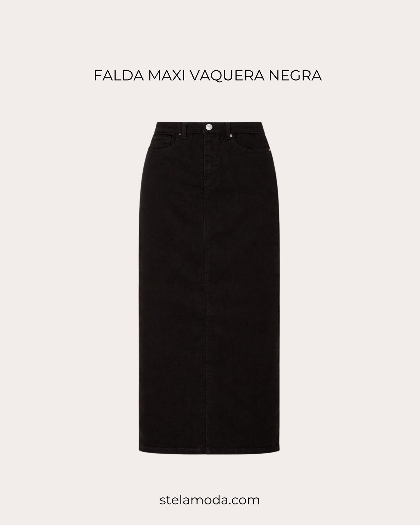 FALDA VAQUERA NEGRA