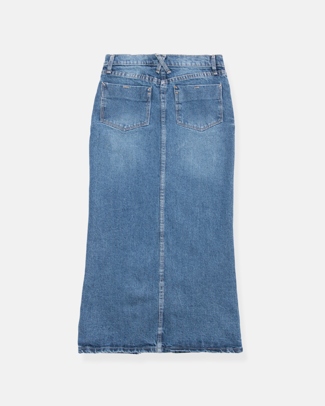 FALDA MAXI RIGIDA AZUL OSCURO (NO STRETCH)