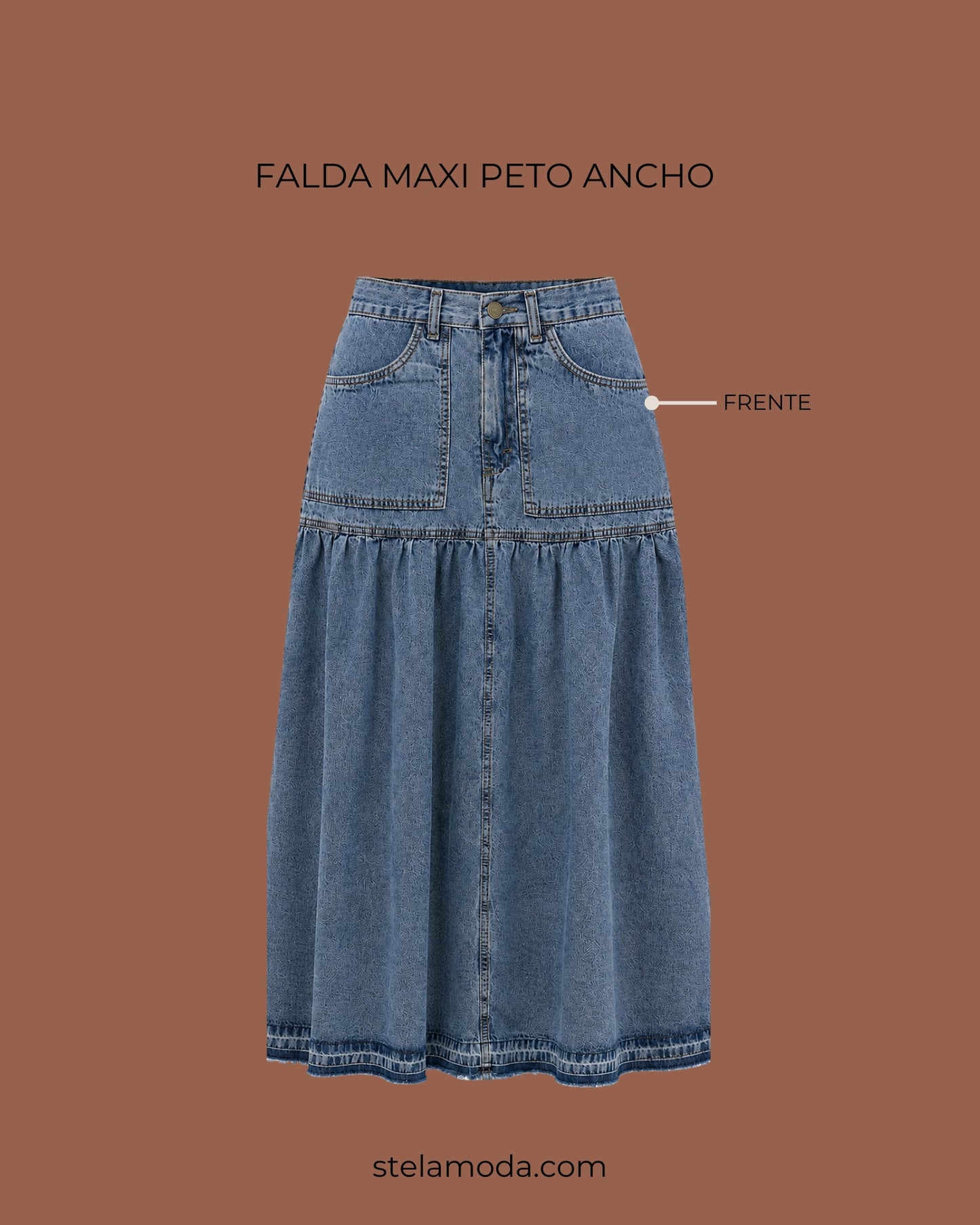 FALDA MAXI PETO ANCHO