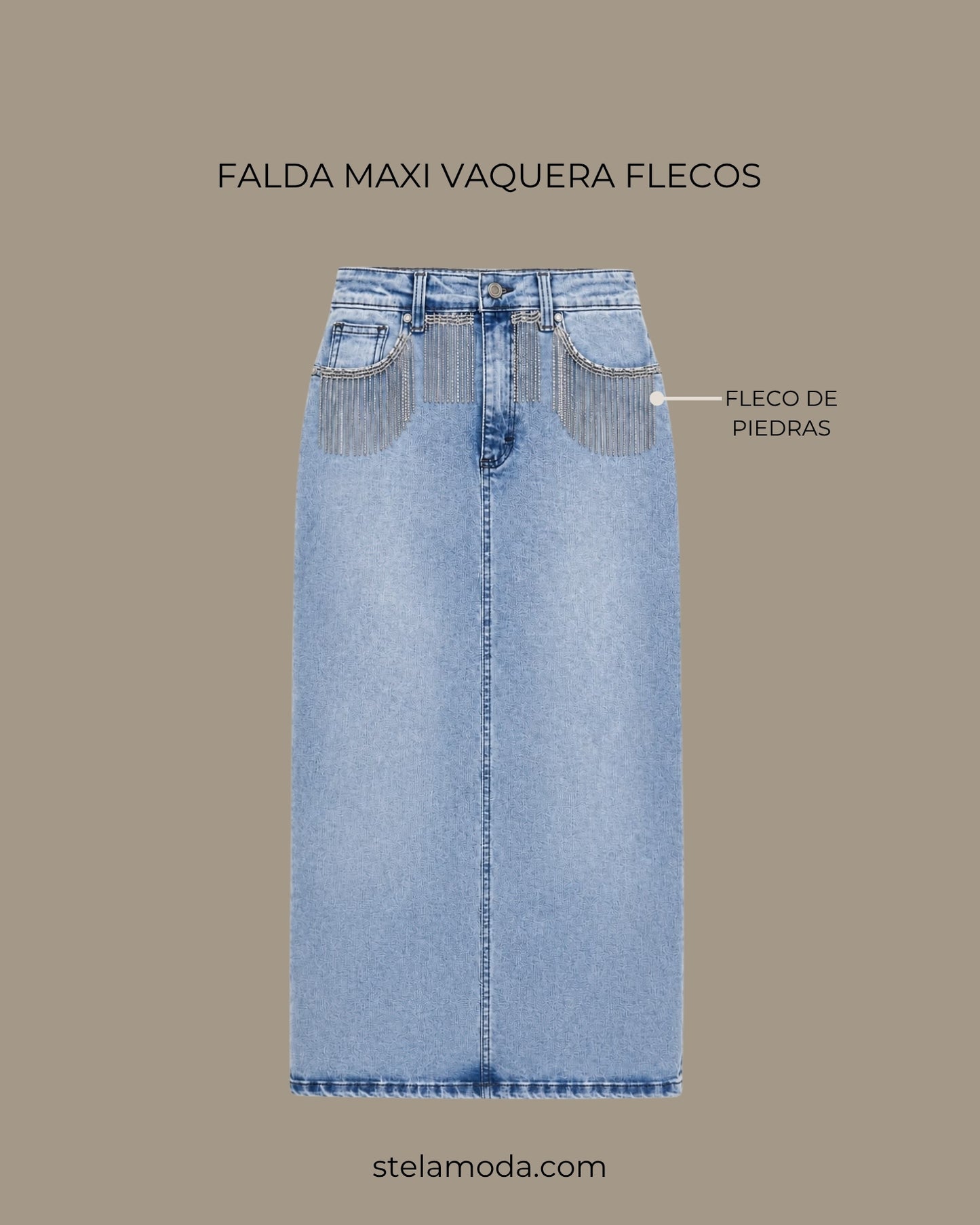 FALDA VAQUERA FLECOS