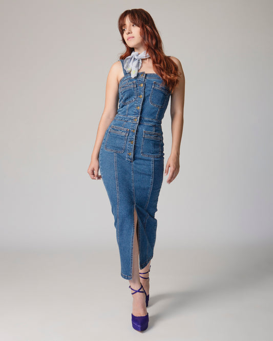 JUMPER MEZCLILLA BOTONES