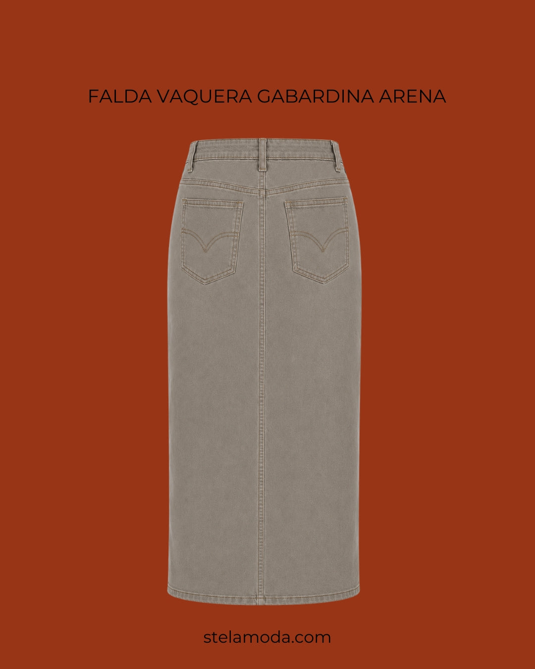 FALDA VAQUERA GABARDINA ARENA