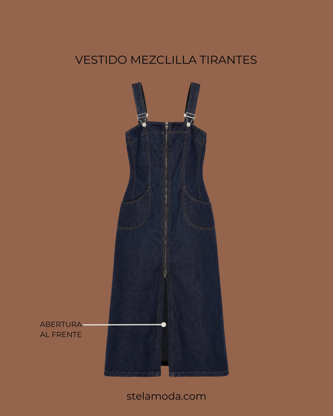 VESTIDO MEZCLILLA TIRANTES