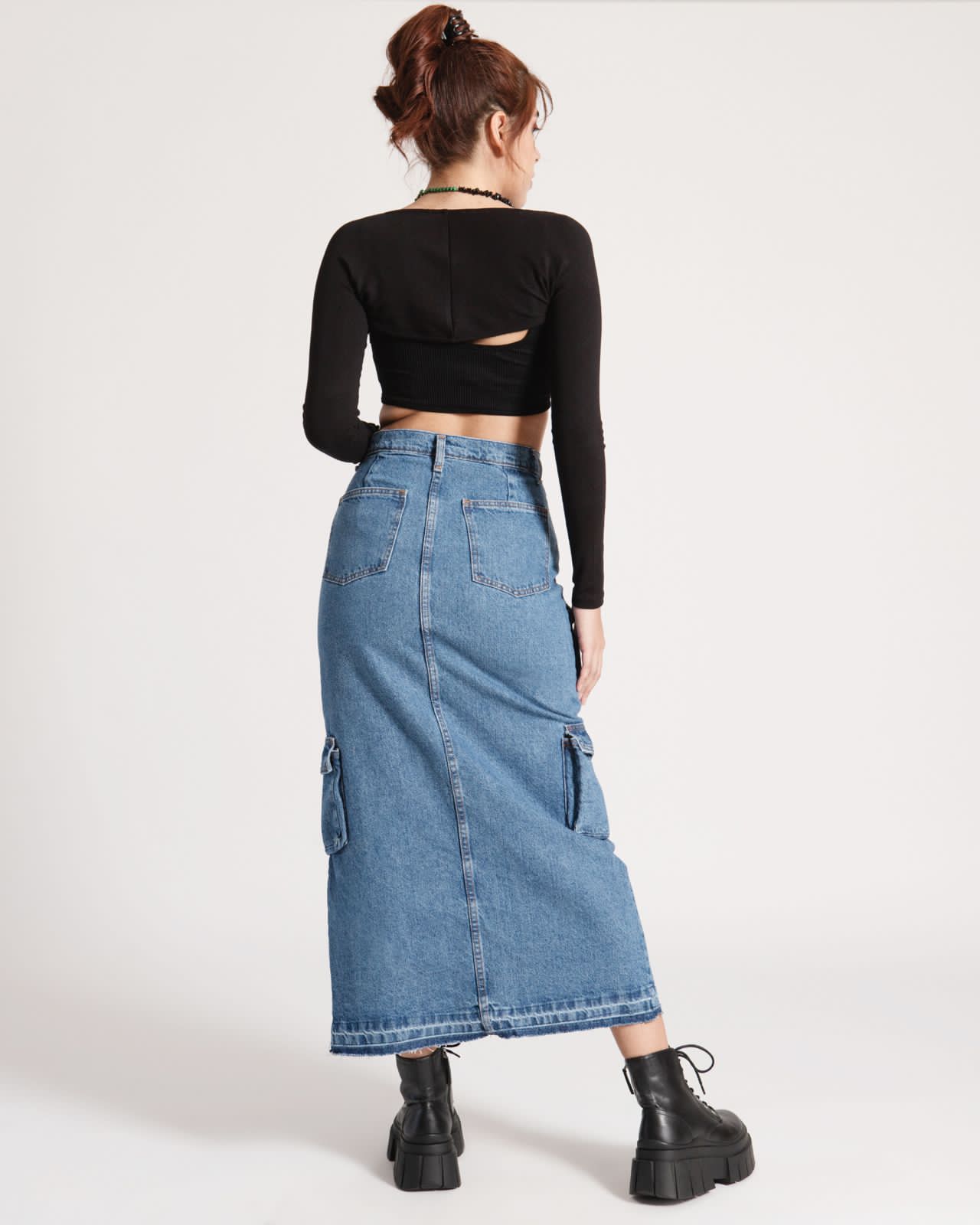 FALDA MAXI CARGO [NO STRETCH]