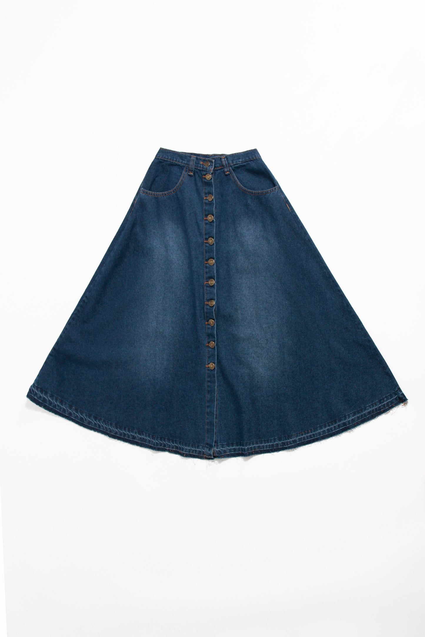 CIRCULAR MIDI SKIRT (NOT STRETCH)