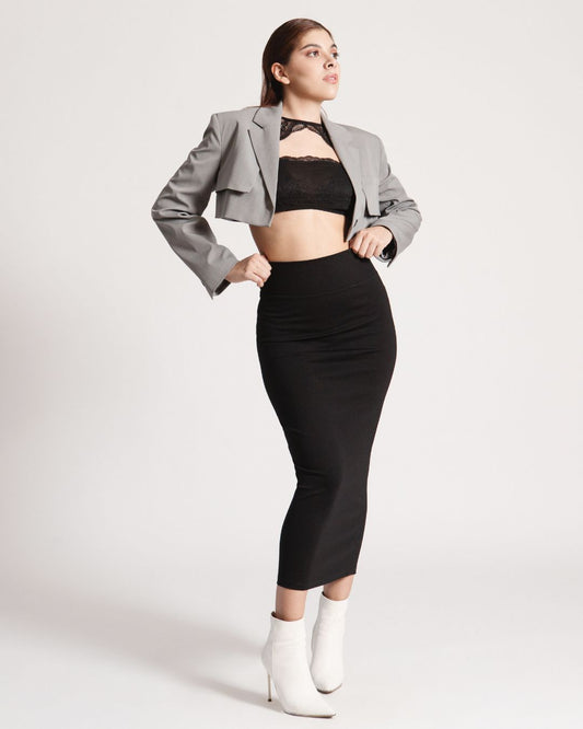 FALDA LAPIZ NEGRO